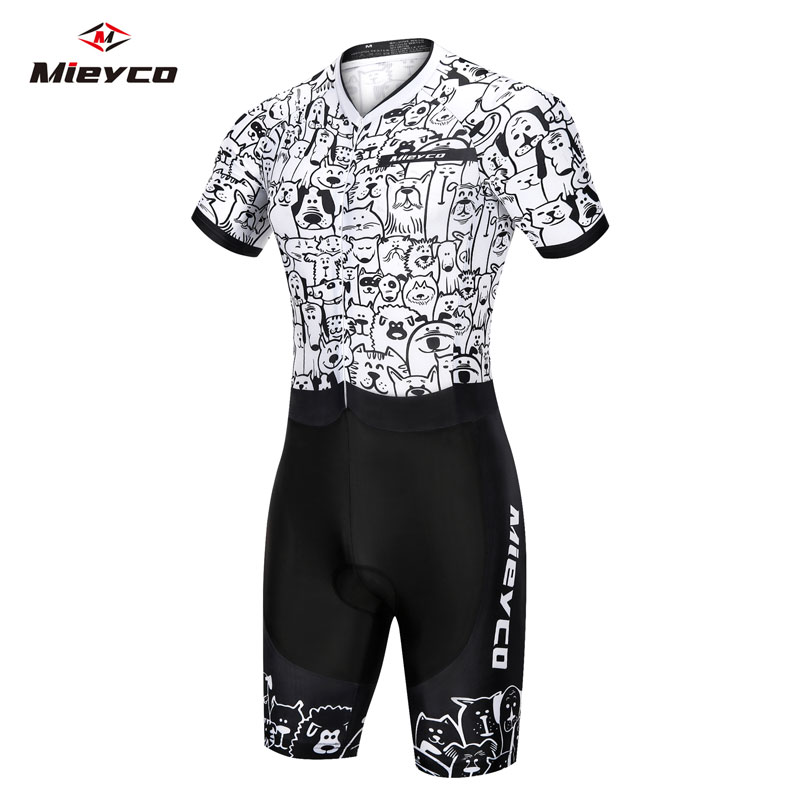 Cycling Gear Jersey - 남녀 공용 반팔 트라이애슬론 슈트, 맞춤형
